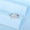 ACJFA Hug Rings for Women Sterling Silver Adjustable Ring for