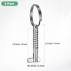 M METERXITY 2-Pack Quick Release Pins, 316 Stainless Steel 6.3mm