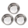 3pcs 54mm Coffee Filter Basket Stainless Steel Portafilter Basket Cup