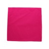 Motique Accessories Extra Large Solid Bandana 27x27 Inch (Hot Pink)