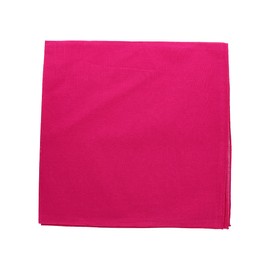 Motique Accessories Extra Large Solid Bandana 27x27 Inch (Hot Pink)