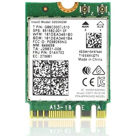 Intel Dual Band Wireless-AC 8265 8265NGW Wireless LAN m.2 WiFi Card