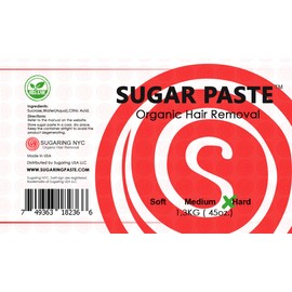 SUGARING PASTE – HARD 1.3kg 45Oz FOR TOUGHEST HAIR (BIKINI, BRAZILIAN, UNDERARMS)