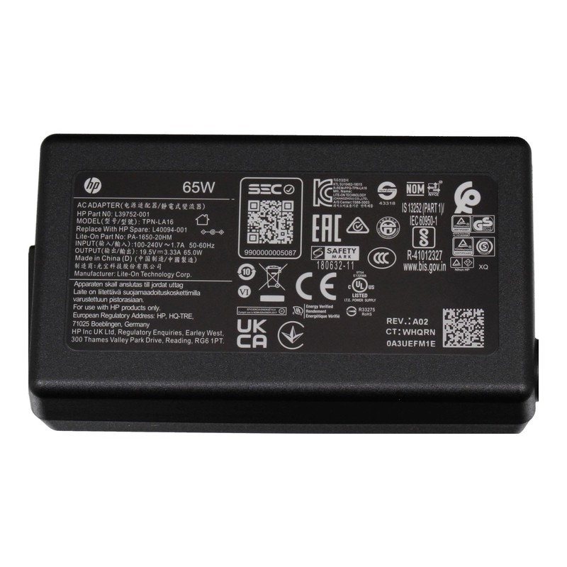 HP ProBook 650 G1 Original Power Supply 65.0 Watt Normal