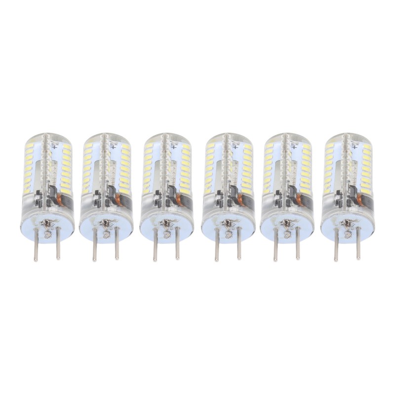 6Pcs GY6.35 LED Bulbs 5W AC 12V Warm White 2700