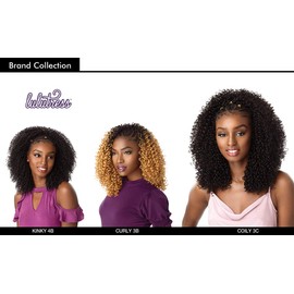 MULTI PACK DEALS! Sensationnel Synthetic Hair Crochet Braids Lulutress 2X Coily 3C (1-PACK, T1B/BG)