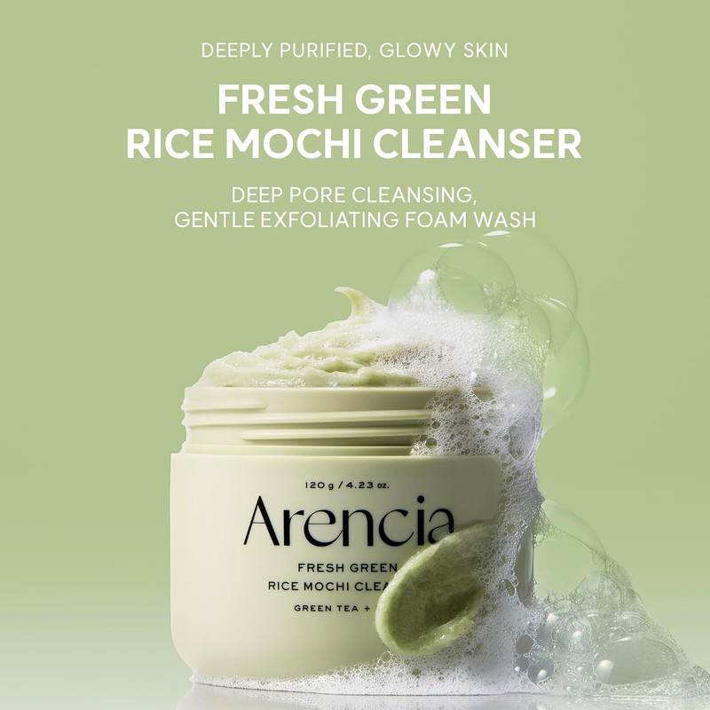 ARENCIA - Fresh Green Rice Mochi Cleanser - 120gr