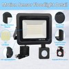 HANNAHONG LED Flood Light Outdoor,6500K Security Lights, Plug in Motion