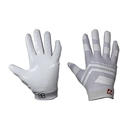 BARNETT FRG-03 professional receiver football gloves, RE, DB, RB WHITE (M)