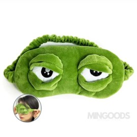 민굿샵 슬픈 개구리눈 안대 휴대용잠안대 눈가편안도구 숙면아이템 Mingoodshop Sad Frog Eyes Mask Portable Sleep Mask Eye Comfort Tool Sleep Item