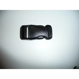 ACW 1 inch X 2.5 inch  Black Side Squeeze Plastic Buckle 15 PER pack CSR.1.0