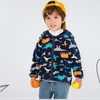 LeeXiang Toddler Boys Full Zip Dinosaur Hoodies Comfortable Sweatshirt (Blue