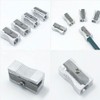 Single Hole Alloy Handheld Sharpeners, 24Pcs Metal Mini Pencil Sharpeners
