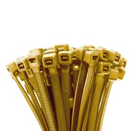 ERKO Kabelbinder bambus beige 150 x 2,5 mm 100 Stück klein, Natur, für Haus, Büro,Garten und Werkstatt, Kabelmanagement, für Innen und Außen, Kurz