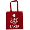 Hippowarehouse Keep Calm I'm a Baker Tote Shopping Gym Beach