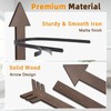 Cowboy Hat Rack Wall Mount, Solid Wood Arrow Design 6