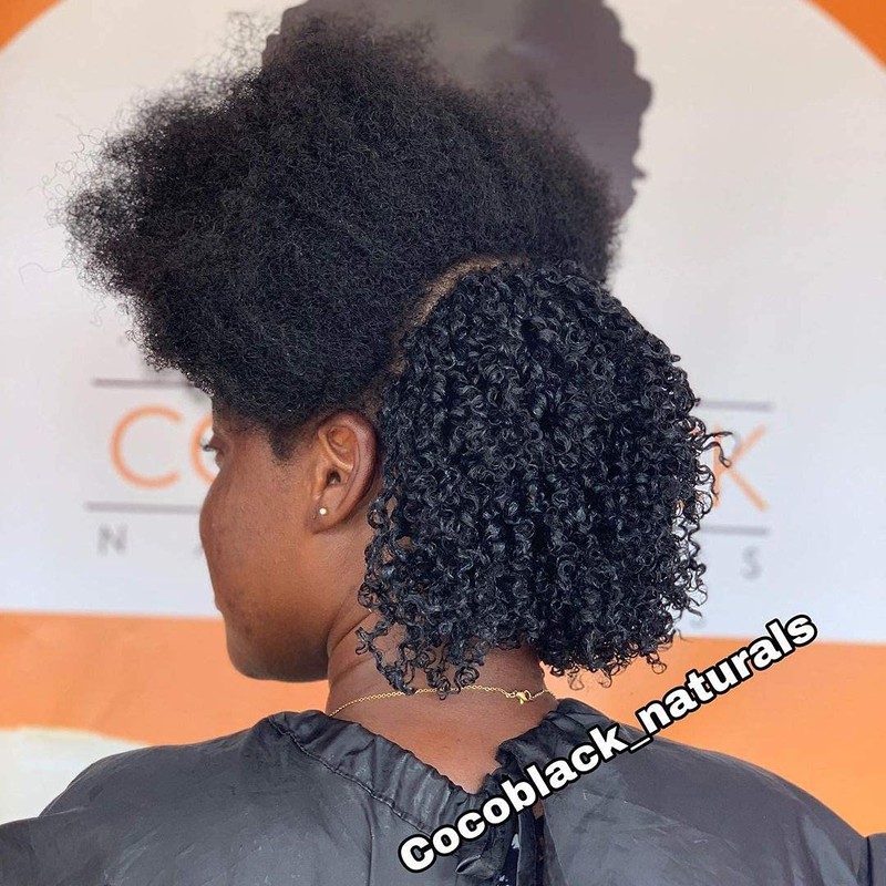 CocoBlack Naturals Curling Custard Ghana for Coily Kinky Type 4c