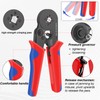Ferrule Crimping Tool Kit, Ferrule Crimper Plier with 1200pcs Wire