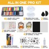 OPHIR 41 Colors Face Painting Kit Professional, 5.14 oz Water