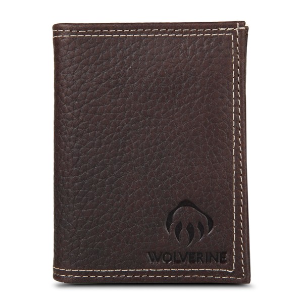 WOLVERINE Men's RFID Blocking Rugged Trifold & L-fold Wallets (Avail