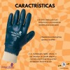 Global Glove and Safety 3 Pares Guante Industrial Nitrilo Puño