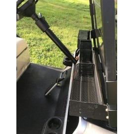 Huskey Golf Cart Baskets Front,One Piece Design Golf Cart Storage Baskets Compatible with Club Car DS 2000.5- up, Gas/Electric Golf Cart, Sturdy and Larger Compartments