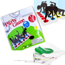 HONGECB Balance Floor Game Pad Mat, Twisting Games, Floor Game with Play Mat, Twisting Game for Children & Adults, Team Game, Fun Game for Children's Birthdays, 2-4 People