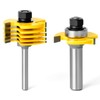MEIGGTOOL 1/4 Inch Shank Slot Cutter Router Bit Set -