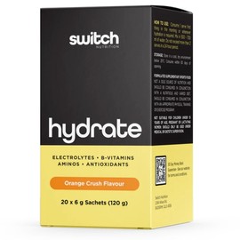 Switch Nutrition Hydrate 20 Sachets Orange Crush