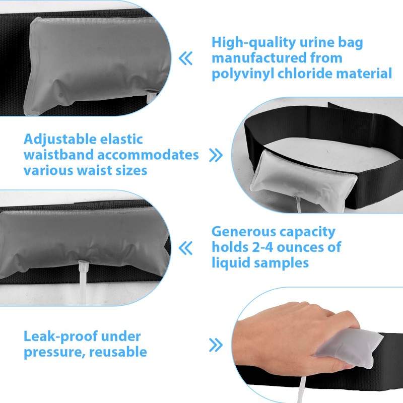 Urine Test Complete Kit,2 to 4 oz Concealed Bag with