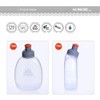 AONIJIE 2PCS Foldable TPU Hydration Water Bottle Soft Flask for