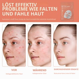 Collagen Mask Overnight Organic Collagen Real Deep Mask Pack of 5