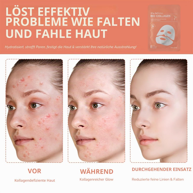 Collagen Mask Overnight Organic Collagen Real Deep Mask Pack of