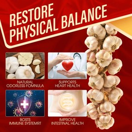 Bnpncn Ajo Envejecido Sin Olor 7500 Mg 300 Softgels
