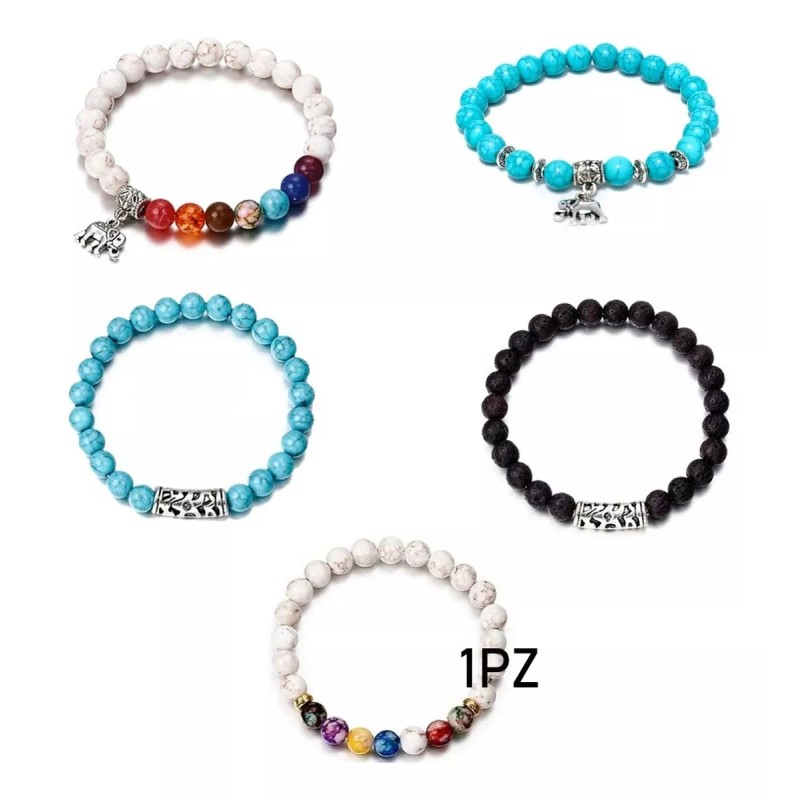 Veraly Pulsera Cuencas Diseños Varios Brazalete Moda Vintage 1pz