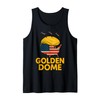 Golden Dome Hair Shield USA Satire Tank Top
