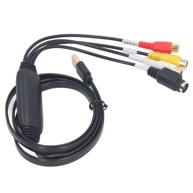 Video Capture Card USB to RCA S Video Converter Adapter