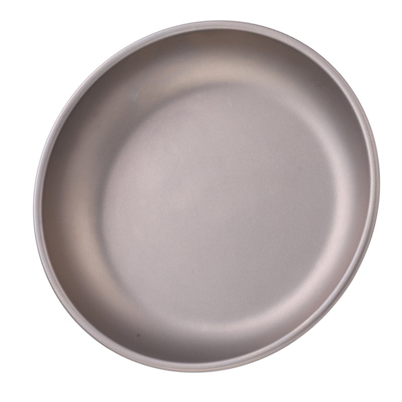 Pure Titanium Saucer Dishes Outdoor Tableware Camping Hiking Plates Cutlery