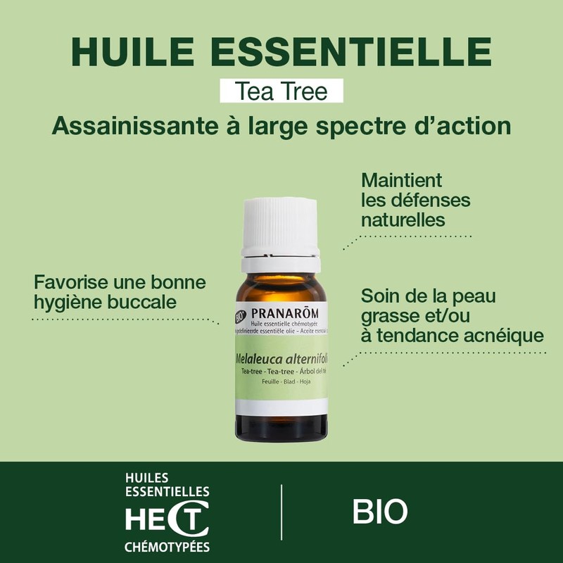 Pranarom Tea Tree BIO 0.3 fl oz (10 ml) (PRANAROM