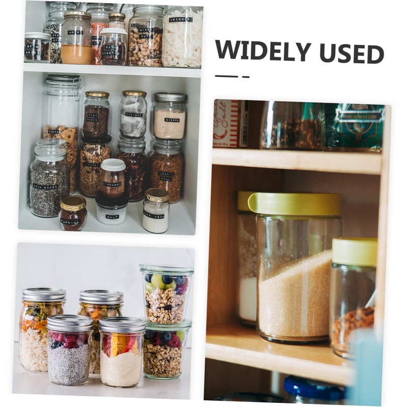 Operitacx 10sheets Spice Labels Stickers for Kitchen Canisters Easy Peel