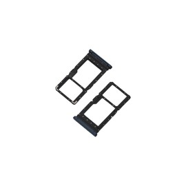 2X Single SIM Card Tray Slot Holder Replacement for Motorola Moto E 2020 XT2052 (Blue)