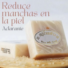 Jabón de Leche de Arroz con Hidrata y Limpia Piel Jabon Arroz - Pack - 12 - 60 g