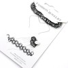 Tattoo Choker Elastic Stretch Necklace Ring Bracelet Retro Henna Vintage