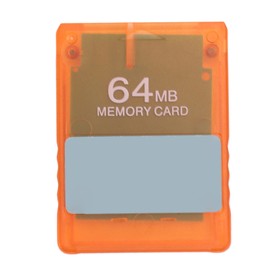 V1.953 Memory Card Professional OPL HD Loader Game Program Card for Game Console Accessories 64MB Transparent Orange