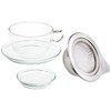 Trendglas Jena Tea Time Tea Cup with Stainless Steel Filter