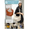 MIKA & MAYA Women's Round Shoulder Bag, Crescent-Shaped, Body Bag,