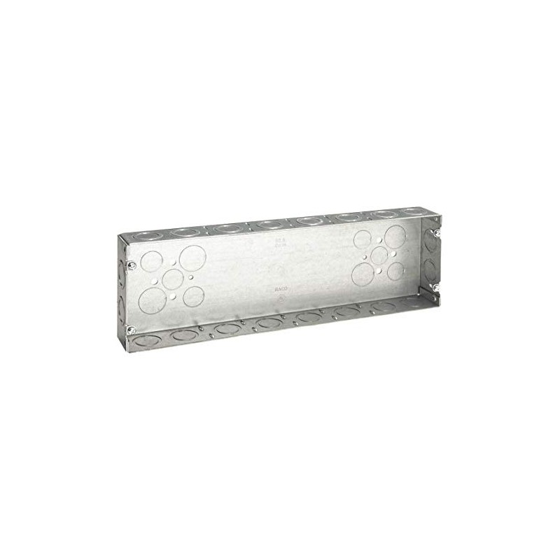 RACO Electrical Box, 98.5 cu. in., 6 Gang, Steel, Compact,