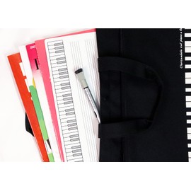 Simple Music Whiteboard for Piano and Music Lessons | Dry Erase Staff Lines | Great for Beginners, Kids & Adults | Practice Note Writing, Music Theory & Composition | Lightweight and Portable