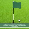 Oudain 6 Pcs Golf Flag Golf Target Flag with Tube