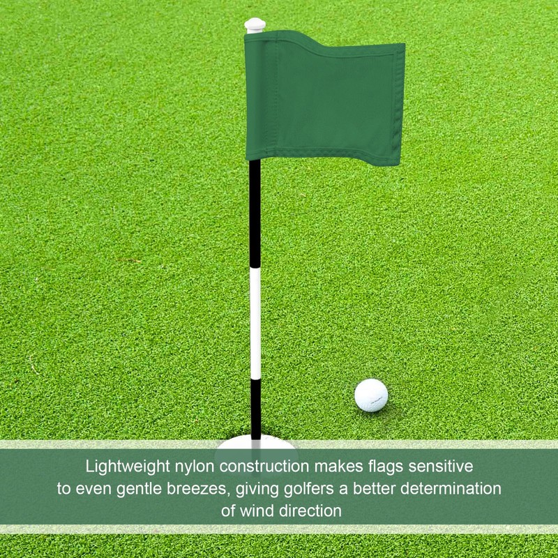 Oudain 6 Pcs Golf Flag Golf Target Flag with Tube